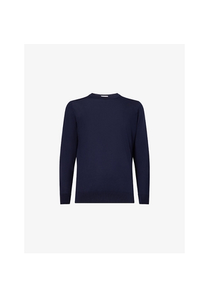 Mens John Smedley Farr Crewneck Cotton and Cashmere Jumper