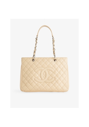 Womens Reselfridges Pre-Loved Chanel Grand Shopping Leather Tote Bag