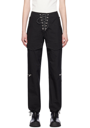Dion Lee Black Hiking Pocket Trousers