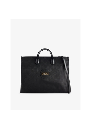 Womens Reselfridges Pre-Loved Gucci GG Econyl Off The Grid Convertible Woven Tote Bag