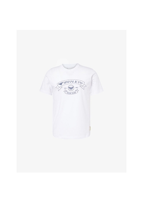 Mens Emporio Armani Graphic-Print Cotton T-Shirt