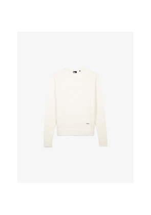 Mens The Kooples Round-Neck Long-Sleeve Wool Jumper
