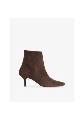 Womens Whistles Pointed Suede Heeled Boots