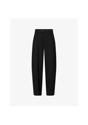Womens Me And Em Pin-Tuck Taper Woven Trousers