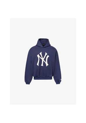 Mens Fear Of God Essentials mlb Yankees Graphic-Print Cotton Hoody