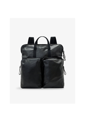 Mens Allsaints Haven-Force Leather Backpack