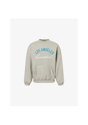 Mens Fear Of God Essentials mlb L.A Dodgers Graphic-Print Cotton-Blend Sweatshirt