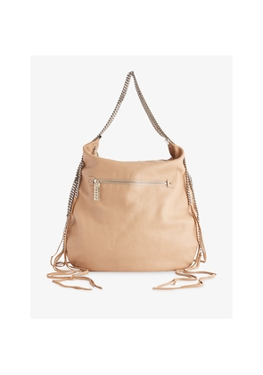 Womens Reselfridges Pre-Loved Christian Louboutin Marianna Rider Hobo Leather Shoulder Bag