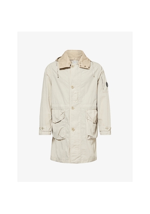 Mens Cp Company Goggle Hooded Woven Jacket