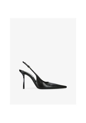 Womens Victoria Beckham Stiletto Slingback 100 Leather Pumps
