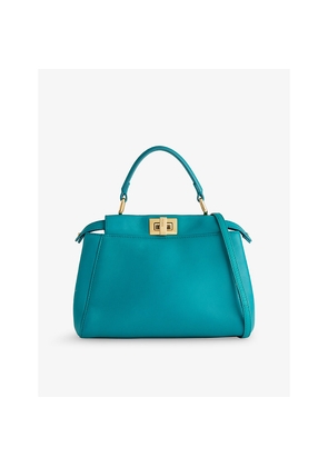 Womens Reselfridges Pre-Loved Fendi Peekaboo Leather Top-Handle Bag