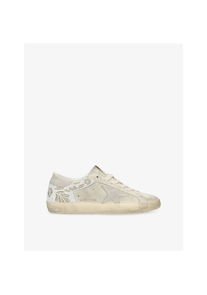 Womens Golden Goose Women's Super-Star Suede Trainers