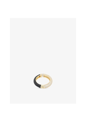 Womens The Kooples Rhinestone-Embellished Brass Ear Cuff