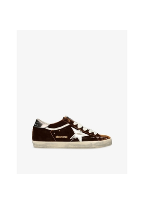 Womens Golden Goose Women's Super-Star Velvet Trainers