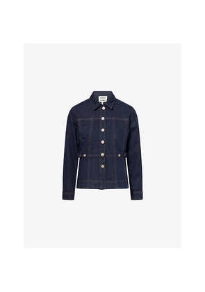 Womens Damson Madder Darbie Fitted Denim Shirt