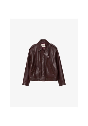 Womens Zadig&Voltaire Kimo Leather Jacket