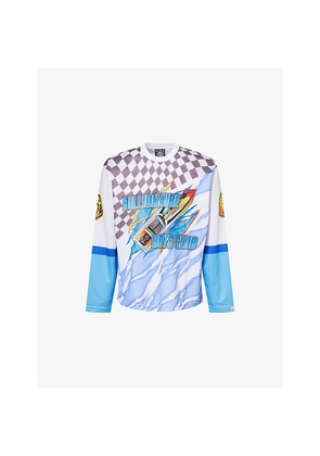 Mens Billionaire Boys Club Speed Ripper Sport Long-Sleeves Cotton Top