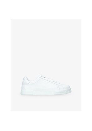 Mens Dolce & Gabbana Portofino Clean Leather Trainers