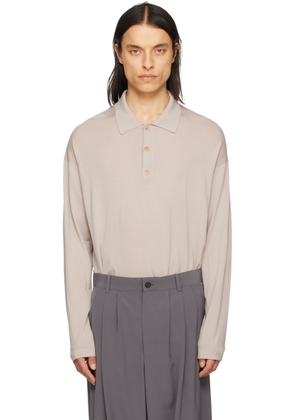 The Row Taupe Dijon Polo