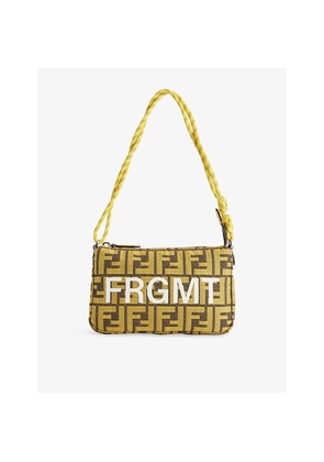 Womens Reselfridges Pre-Loved Fendi x Frgmt Canvas Shoulder Bag