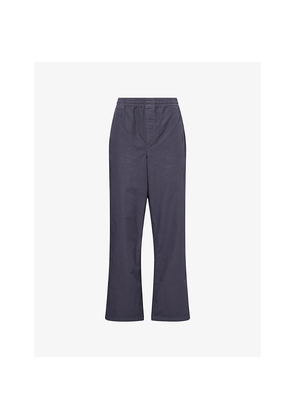 Mens Palmes Lucien Wide-Leg Cotton Trousers
