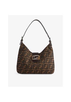 Womens Reselfridges Pre-Loved Fendi Zucca Canvas Hobo Bag