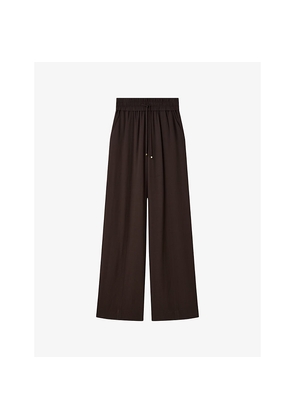 Womens Joseph Dee Crepe Wide-Leg Trousers