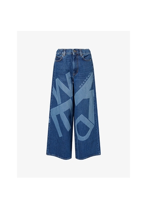 Womens Weekend Max Mara Vortice Wide-Leg Denim Trousers