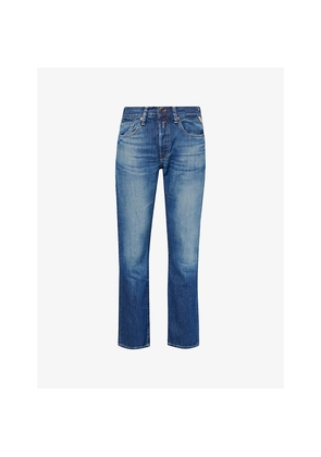 Mens Replay Deryck Straight-Leg Denim Jeans