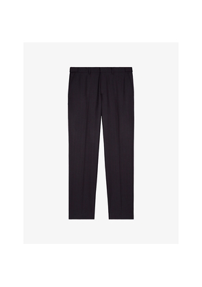 Mens The Kooples Pinstriped Straight-Leg Wool Trousers