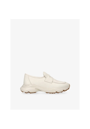 Womens TODS Sport 54 Leather Loafers