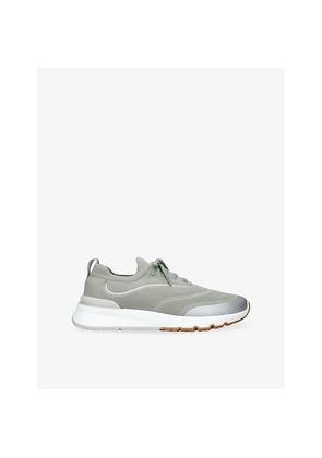 Mens Brunello Cucinelli Sportiv Knitted Trainers