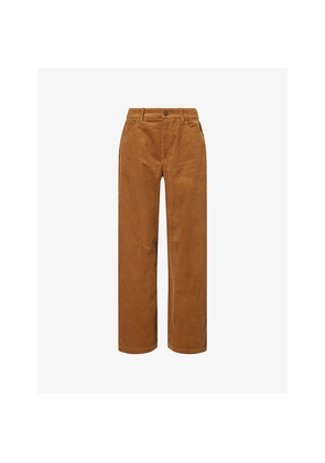 Womens The Couture Club Corduroy Straight-Leg Cotton Trousers
