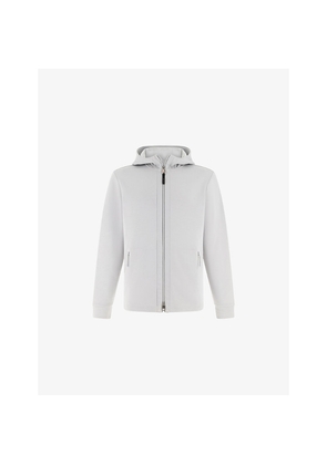 Mens Boggi Scuba Regular-Fit Stretch Cotton-Blend Hoody