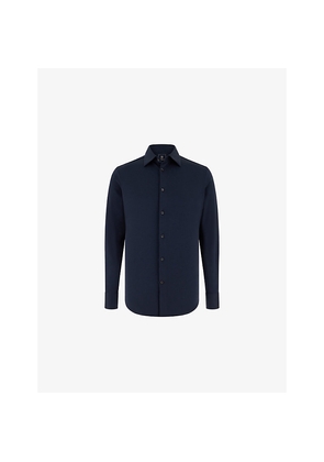 Mens Boggi Regular-Fit Cotton and Silk-Blend Polo Shirt