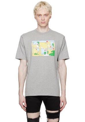 UNDERCOVER Gray Printed T-Shirt