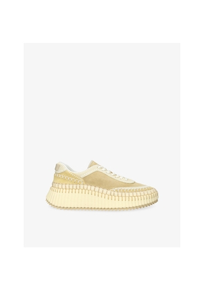 Womens Chloe Nama Suede Trainers