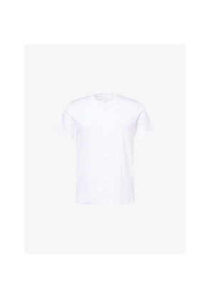Mens Sunspel Regular-Fit Short-Sleeves Cotton-Jersey T-Shirt