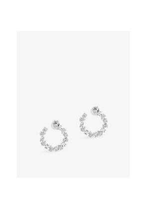 The Diamond Lab Timeless Multi-Stone 18ct White-Gold and 3.78ct Lab-Grown Diamond Earrings