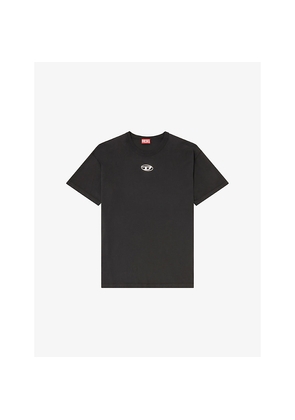 Mens Diesel T-Norm-Iod Logo-Embroidered Cotton-Jersey T-Shirt