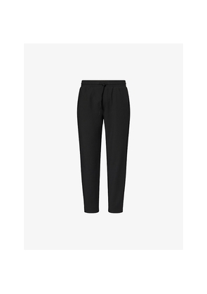 Mens Arne Smart Casual Tapered-Leg Woven Jogging Bottoms