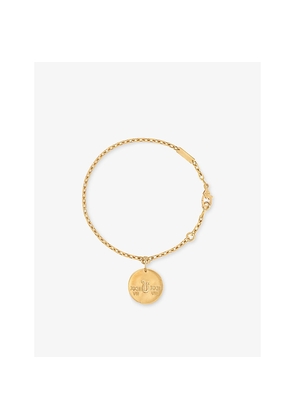 Womens Van Cleef & Arpels Zodiaque Medal Leo 18ct Yellow-Gold Bracelet