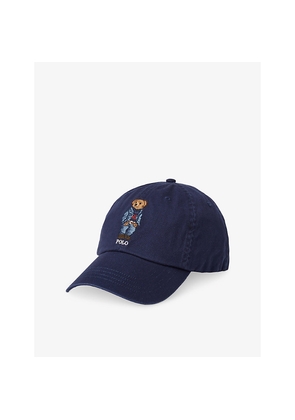 Mens Polo Ralph Lauren Logo-Embroidered Cotton-Twill Cap