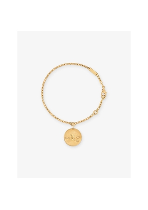Womens Van Cleef & Arpels Zodiaque Medal Pisces 18ct Yellow-Gold Bracelet