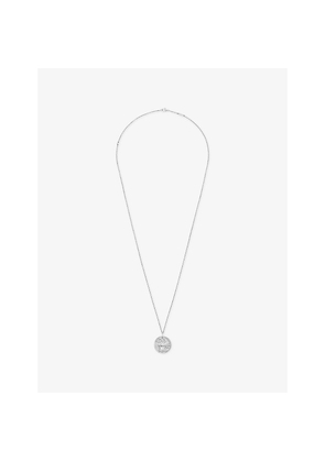 Womens Van Cleef & Arpels Zodiaque Medal Sagittarius 18ct White-Gold Pendant