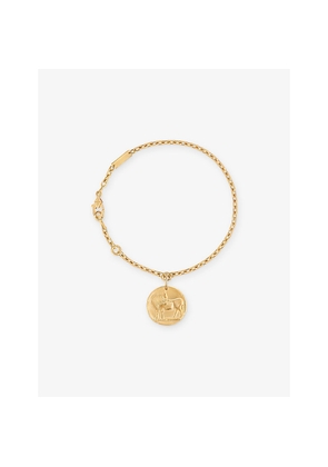 Womens Van Cleef & Arpels Zodiaque Medal Taurus 18ct Yellow-Gold Bracelet