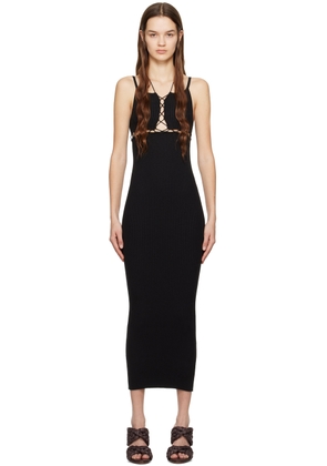 WYNN HAMLYN Black Sunny Maxi Dress