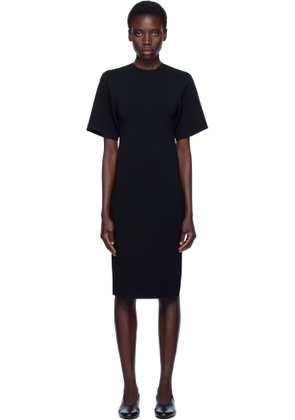 TOTEME Black Tee Knit Midi Dress