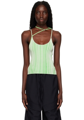 Paris Georgia Green Asymmetric Tank Top