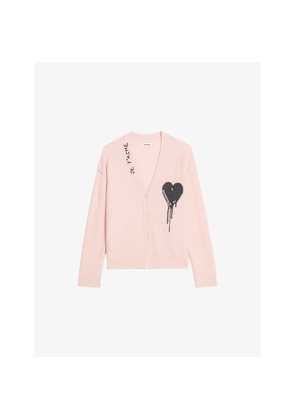 Womens Zadig&Voltaire Mirkaz V-Neck Cashmere Cardigan